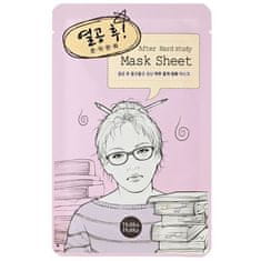 shumee Mask Sheet After Hard Study - čistiaca a upokojujúca maska na bavlnenú plachtu po náročnom štúdiu