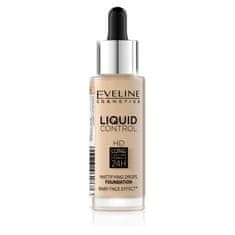 shumee Liquid Control HD Long Lasting Formula 24H podkladová báza na tvár s kvapkadlom 015 Light Vanilla 32 ml