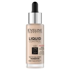 shumee Liquid Control HD Long Lasting Formula 24H podkladová báza na tvár s kvapkadlom 002 Soft Porcelain 32 ml