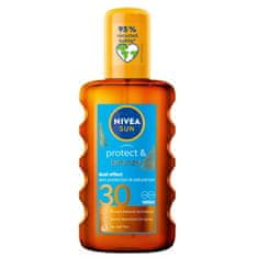 shumee Opaľovací olej v spreji Sun Protect & Bronze aktivujúci prirodzené opálenie SPF 30 200 ml