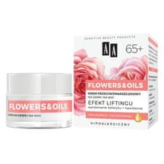 shumee Flowers&amp;Oils 65+ Lifting Effect krém proti vráskam na deň a noc 50 ml