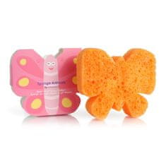 shumee Sponge Animals Kids špongia namočená v detskom mydle na telo Butterfly