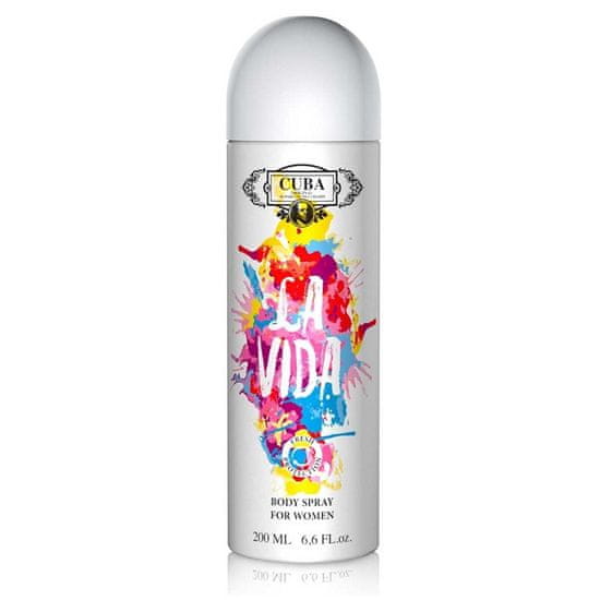 shumee Cuba La Vida For Women dezodorant v spreji 200 ml