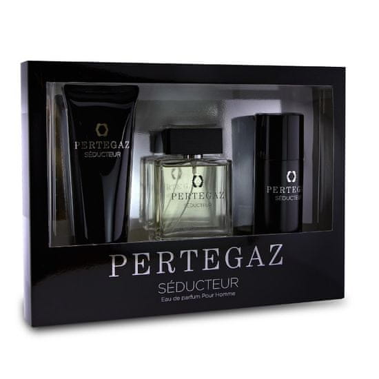 shumee Pertegaz Seducteur Pour Homme set parfémovaná voda v spreji 100ml + sprchový gél 230ml + deodorant 150ml