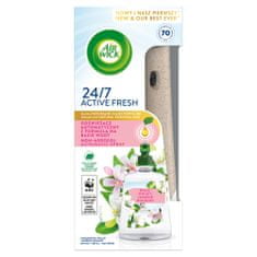 shumee Automatický osviežovač vzduchu Active Fresh so zložením na vodnej báze a náplňou White Flowers 228 ml