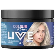 shumee Live Color&amp;Care 5-minútová farbiaca a ošetrujúca maska na vlasy Icy Pearl 150ml