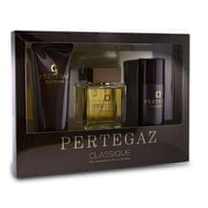 shumee Pertegaz Classique Pour Homme set parfémovaná voda v spreji 100ml + sprchový gél 230ml + deodorant 150ml