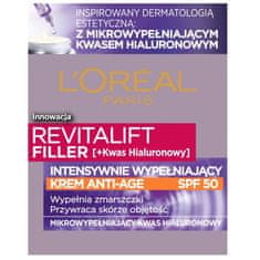 shumee Revitalift Filler [HA] SPF50 intenzívne vypĺňajúci pleťový krém proti známkam starnutia 50ml