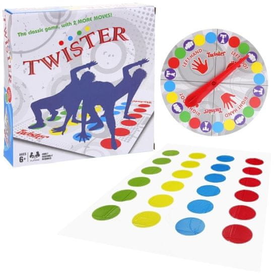 Nobo Kids Rodinná arkádová hra Twister Mat Shield