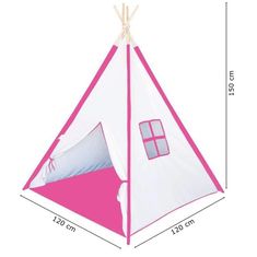 Nobo Kids Tipi Wigwam detský stanový domček okno 150 cm