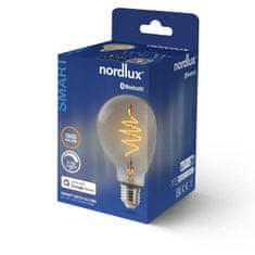 NORDLUX NORDLUX Smart E27 G95 1800K LED žiarovka dymová 2280162747