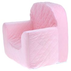 Nobo Kids Detská sedačka prešívané kreslo Pouffe 40cm ružová