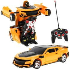 Nobo Kids Auto Transformers Robot Auto 2v1 na diaľkové ovládanie RC Bumblebee