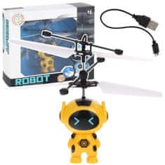 Nobo Kids Lietajúci robot ručne ovládaný dron žltý