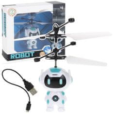 Nobo Kids Lietajúci robot ručne ovládaný dron biely