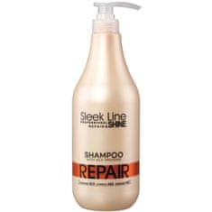 shumee Sleek Line Repair Shampoo šampón s hodvábom pre poškodené vlasy 1000 ml