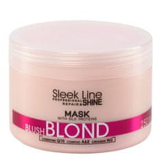 shumee Sleek Line Blush Blond Mask maska pre blond vlasy s hodvábom 250 ml