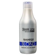 shumee Šampón Sleek Line Blond Shampoo pre blond vlasy poskytujúci platinový odtieň 300ml