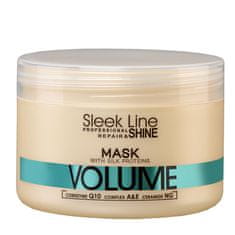 shumee Sleek Line Repair Volume Mask maska na vlasy s hodvábom zväčšujúca objem 250 ml