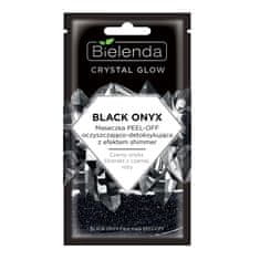 shumee Crystal Glow Black Onyx čistiaca a detoxikačná zlupovacia maska s trblietavým efektom 8g