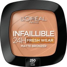 shumee Infaillible 24H Fresh Wear Soft Matte Bronzer zmatňujúci bronzer na tvár 250 Light 9g