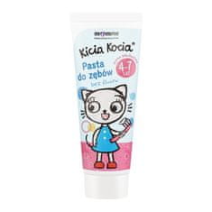 shumee Kicia Cat zubná pasta bez fluoridu 4-7 rokov Bubble Gum 50ml