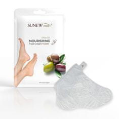 shumee Nourishing Foot Cream Mask - omladzujúca maska na nohy vo forme ponožiek s olivovým olejom