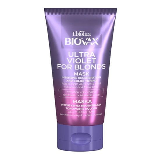 shumee Ultra Violet intenzívne regeneračná tonizačná maska pre blond a šedivé vlasy 150 ml