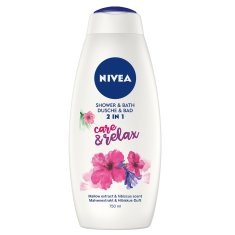 shumee Sprcha & Bath tekutý kúpeľ a sprchový gél 2v1 Care&Relax 750ml