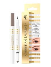 shumee Brow Pen 2v1 vodeodolné pero na obočie 2v1 02 Warm Brown 6ml