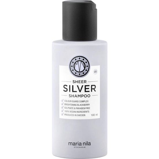 shumee Sheer Silver Shampoo šampón pre blond a zosvetlené vlasy 100 ml