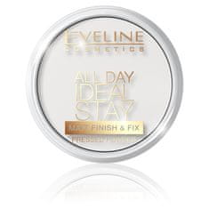 shumee All Day Ideal Stay Matt Finish & Fix Pressed Powder zmatňujúci a fixačný púder na tvár 60 biely 12g