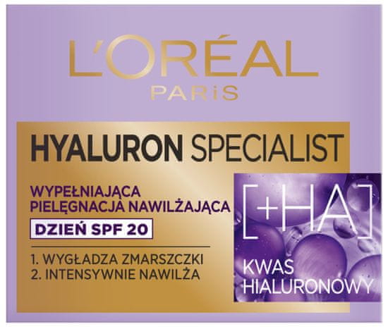 shumee Hyaluron Specialist denný krém SPF20 vyplňujúca hydratačná starostlivosť 50ml