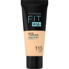 shumee Fit Me Matte &amp; Poreless Foundation zmatňujúci make-up na tvár 115 Ivory 30 ml