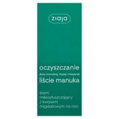 shumee Manuka leaves Čistiaci mikro-exfoliačný krém s kyselinou mandľovou na noc 50ml