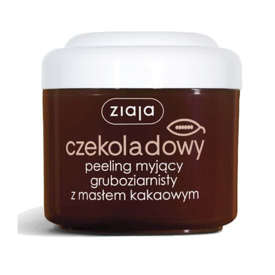 shumee Kakaové maslo, čokoládový čistiaci peeling, hrubozrnný, 200 ml