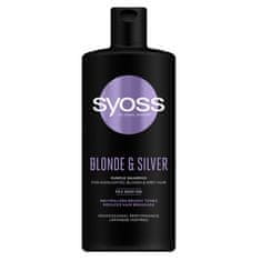 shumee Blondínka & Silver Purple Shampoo šampón neutralizujúci žlté tóny pre blond a šedivé vlasy 440 ml