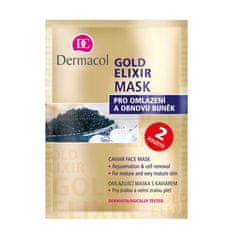 shumee Gold Elixir Caviar Face Mask pleťová maska s kaviárom 2x8g