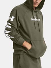 Under Armour Mikina UA Rival Fleece Graphic HD-GRN S