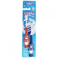 shumee Kids Quick Brush 3-6 Years detské zubné kefky Penguin 2 ks.