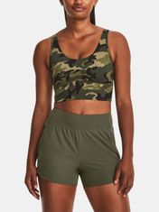 Under Armour Tielko Meridian Fitted CropTankPrnt-GRN XS