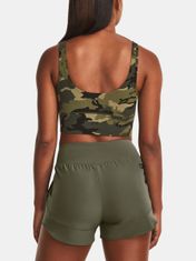 Under Armour Tielko Meridian Fitted CropTankPrnt-GRN XS