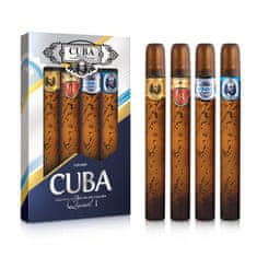 shumee Cuba Quad For Men set toaletná voda Gold + toaletná voda Royal + toaletná voda Winner + toaletná voda Shadow 4x35ml