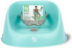 Ingenuity Podsedák na jedálenskú stoličku Easy Clean Booster Teal do 15 kg