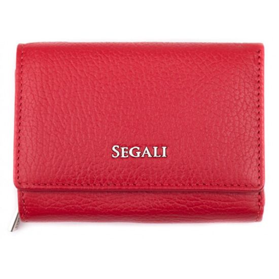 Dámska kožená peňaženka 7106 B red