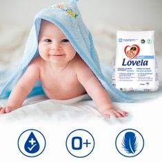 Lovela Baby prášok na pranie na bielu bielizeň 1,3 kg / 13 pracích dávok