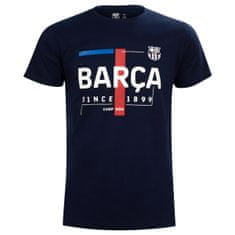 FAN SHOP SLOVAKIA Tričko FC Barcelona, tmavo modrá, bavlna | S