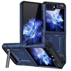 Techsuit Puzdro Hybrid Armor Kickstand pre Samsung Galaxy Z Flip5 - Modrá KP29302