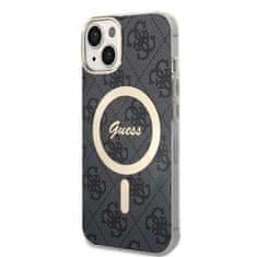 Guess Zadný kryt IML 4G MagSafe pre iPhone 15 Black