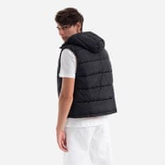 Alpha Industries  Hooded Puffer Vest Pánska vesta s kapucňou Čierna S